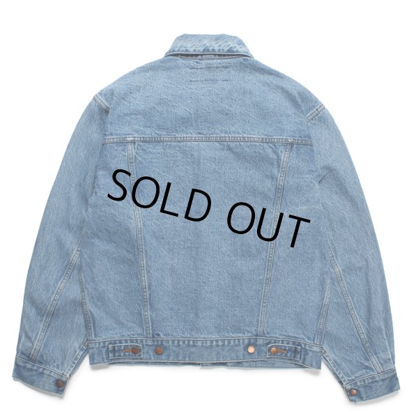 画像2: WACKO MARIA/WRANGLER / WASHED DENIM TRUCKER JACKET（INDIGO）［ウォッシュドデニムトラッカーJKT-25春夏］ (2)