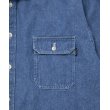 画像4: 【25秋冬ご予約受付中！25年9月入荷予定】ROTTWEILER/R9 WASHED DENIM SHIRT（INDIGO）［ウォッシュドデニムシャツ-25秋冬］ (4)
