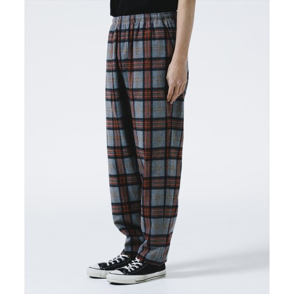 画像4: 【25秋冬ご予約受付中！25年9月入荷予定】ROTTWEILER/R9 NEL CHECK PANTS（GRAY）［ネルチェックパンツ-25秋冬］ (4)
