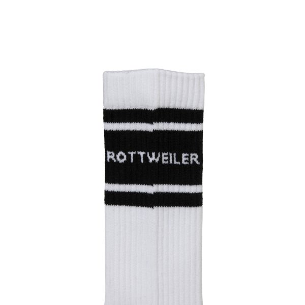 画像3: 【25秋冬ご予約受付中！25年9月入荷予定】ROTTWEILER/R9 LINE SOX（WHITE）［ラインソックス-25秋冬］ (3)