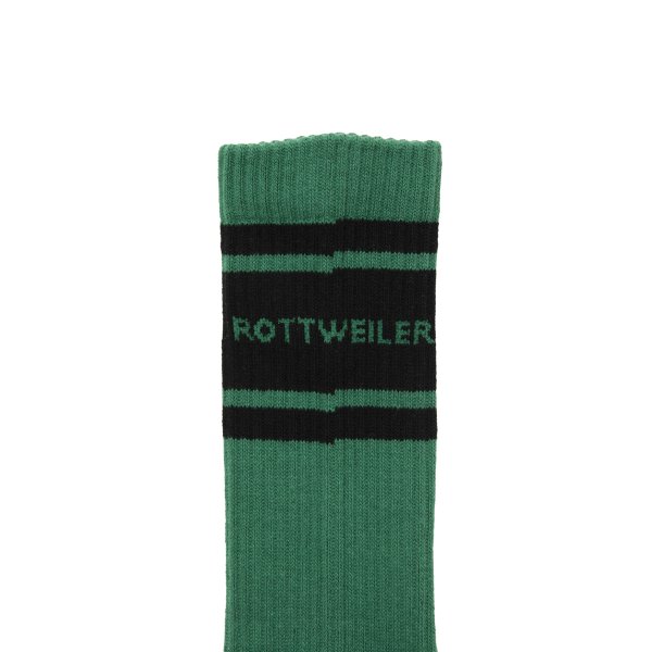 画像3: 【25秋冬ご予約受付中！25年9月入荷予定】ROTTWEILER/R9 LINE SOX（GREEN）［ラインソックス-25秋冬］ (3)