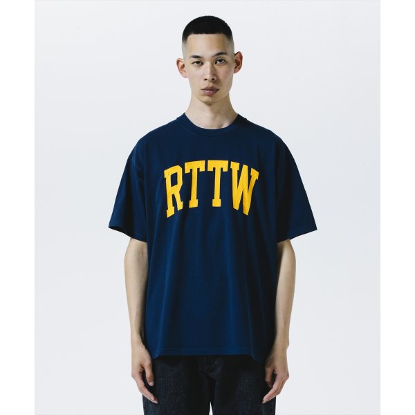 画像4: 【25秋冬ご予約受付中！25年7月入荷予定】ROTTWEILER/RTTW TEE（NAVY）［ピグメント染めプリントT-25秋冬］ (4)
