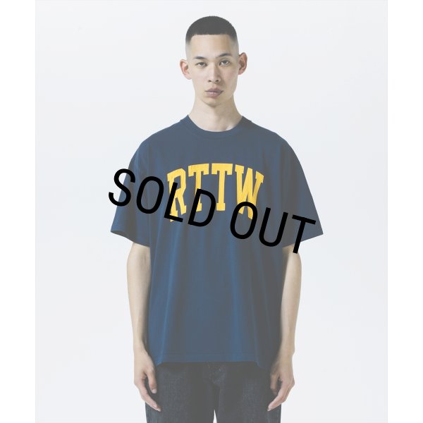 画像4: ROTTWEILER/RTTW TEE（NAVY）［ピグメント染めプリントT-25秋冬］ (4)