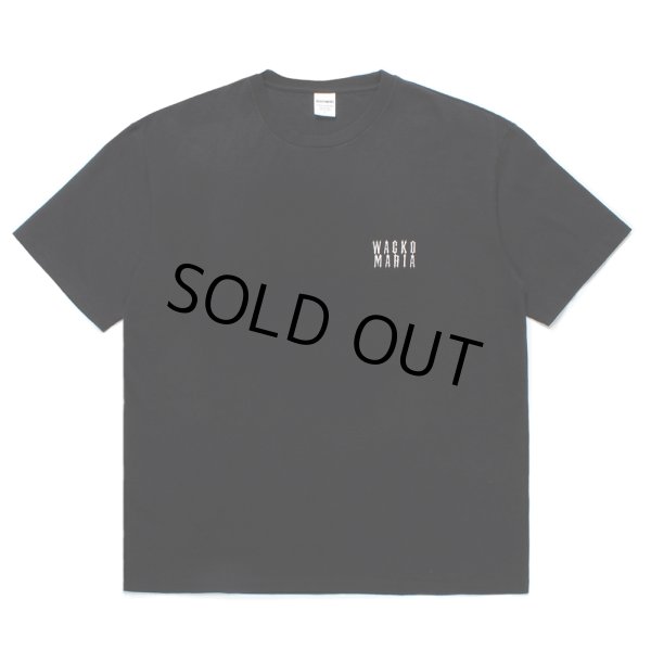 WACKO MARIA/WASHED HEAVY WEIGHT T-SHIRT（WHITE）［刺繍T-24春