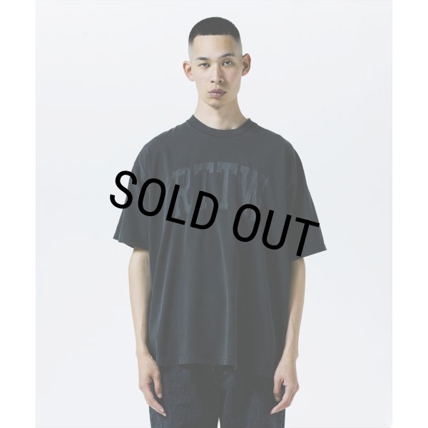 画像5: ROTTWEILER/RTTW TEE（BLACK）［ピグメント染めプリントT-25秋冬］ (5)
