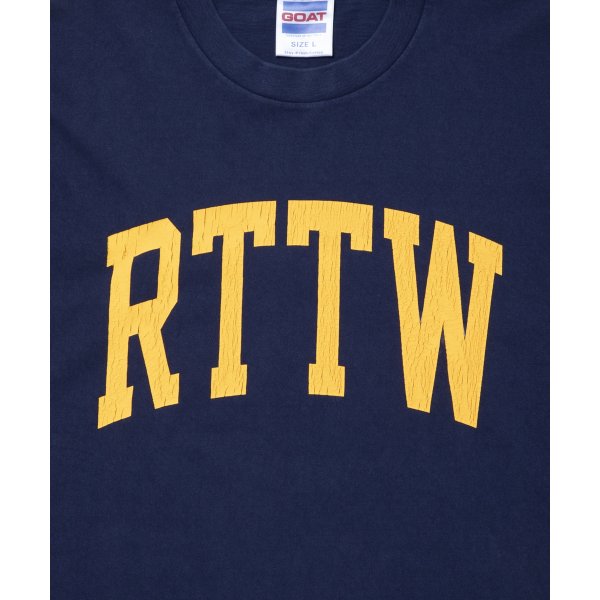 画像3: 【25秋冬ご予約受付中！25年7月入荷予定】ROTTWEILER/RTTW TEE（NAVY）［ピグメント染めプリントT-25秋冬］ (3)