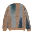 画像2: 【25秋冬ご予約受付中！25年10月入荷予定】ROTTWEILER/R9 PAINTED CARDIGAN（BEIGE）［モヘアカーディガン-25秋冬］ (2)