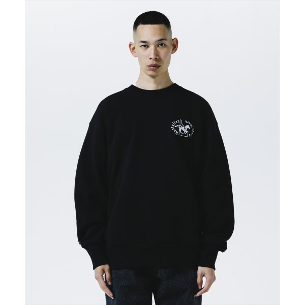 画像5: 【25秋冬ご予約受付中！25年9月入荷予定】ROTTWEILER/HORSE SWEATER（BLACK）［クルーネックスウェット-25秋冬］ (5)