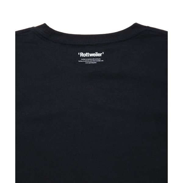 画像4: 【25秋冬ご予約受付中！25年7月入荷予定】ROTTWEILER/R9 BASIC TEE（BLACK）［プリントT-25秋冬］ (4)