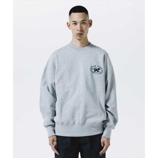 画像5: 【25秋冬ご予約受付中！25年9月入荷予定】ROTTWEILER/HORSE SWEATER（GRAY）［クルーネックスウェット-25秋冬］ (5)