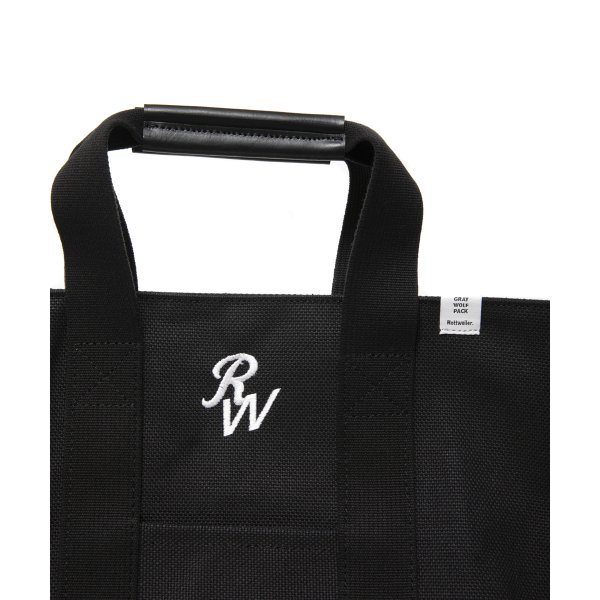 画像3: 【25秋冬ご予約受付中！25年8月入荷予定】ROTTWEILER/CANVAS TOTE BAG SMALL（BLACK）［トートバッグスモール-25秋冬］ (3)