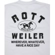 画像5: 【25秋冬ご予約受付中！25年7月入荷予定】ROTTWEILER/HORSE TEE（WHITE）［プリントT-25秋冬］ (5)