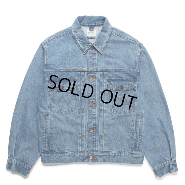 画像1: WACKO MARIA/WRANGLER / WASHED DENIM TRUCKER JACKET（INDIGO）［ウォッシュドデニムトラッカーJKT-25春夏］ (1)