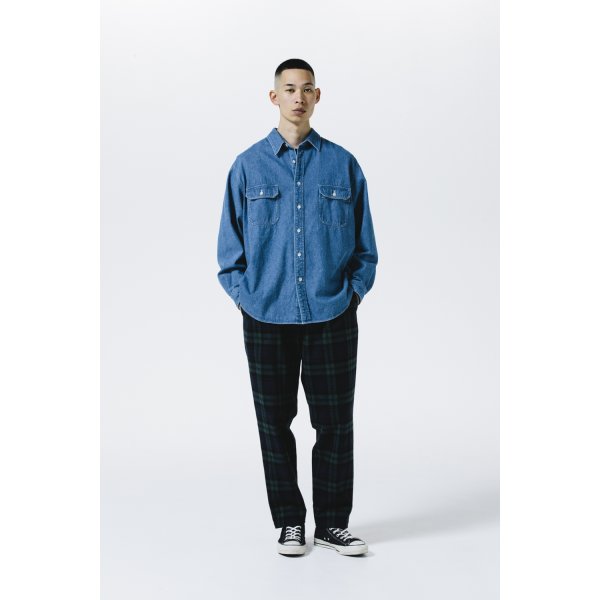 画像5: 【25秋冬ご予約受付中！25年9月入荷予定】ROTTWEILER/R9 NEL CHECK PANTS（NAVY）［ネルチェックパンツ-25秋冬］ (5)