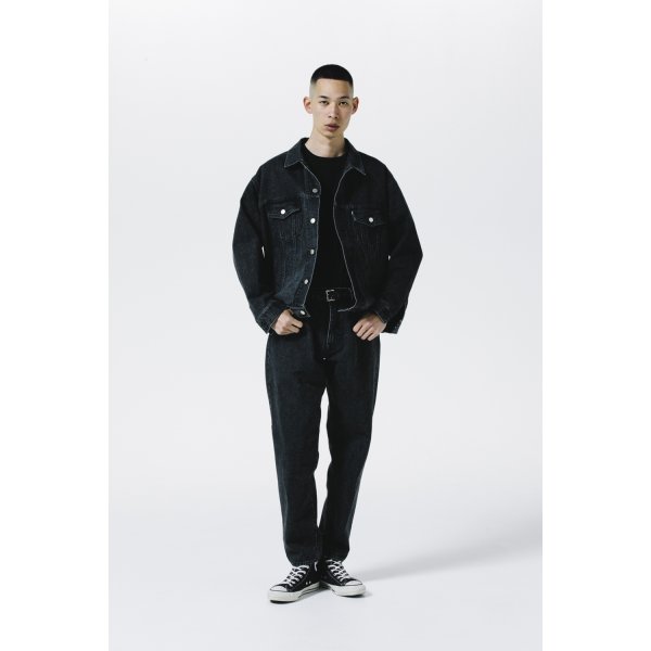 画像5: 【25秋冬ご予約受付中！25年9月入荷予定】ROTTWEILER/R9 DENIM PANTS（BLACK）［デニムパンツ-25秋冬］ (5)