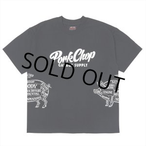 画像: PORKCHOP/MULTI LOGOS TEE 2025（BLACK）［プリントT-25春夏］