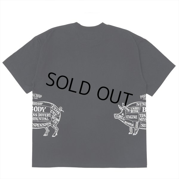 画像2: PORKCHOP/MULTI LOGOS TEE 2025（BLACK）［プリントT-25春夏］ (2)