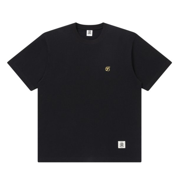 画像1: BlackEyePatch/HEAVY WEIGHT SMALL B EMBLEM TEE（BLACK） (1)