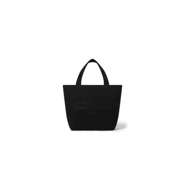画像2: BlackEyePatch/HWC LABEL TOTE BAG SMALL（BLACK） (2)