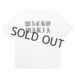 画像: WACKO MARIA/WASHED HEAVY WEIGHT T-SHIRT（WHITE）［プリントT-25春夏］