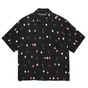 画像: WACKO MARIA/DIAMOND HAWAIIAN SHIRT（BLACK）［ダイヤモンドハワイアンシャツ-25春夏］