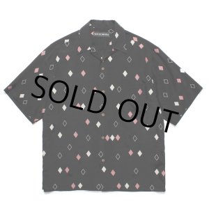 画像: WACKO MARIA/DIAMOND HAWAIIAN SHIRT（BLACK）［ダイヤモンドハワイアンシャツ-25春夏］
