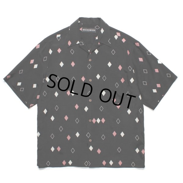 WACKO MARIA/DIAMOND HAWAIIAN SHIRT（BLACK）［ダイヤモンド