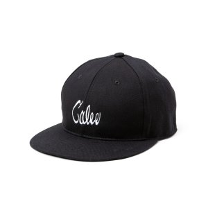 画像: CALEE/EMBROIDERY CALEE TWILL CAP（BLACK/WHITE）［ツイルキャップ-25春夏］