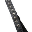 画像3: CALEE/STUDS & KNITTING LEATHER SHORT KEY RING ＜TYPE B＞（BLACK/SILVER）［レザーショートキーリング-25春夏］ (3)
