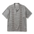 画像1: CALEE/VINTAGE TYPE GUAYABERA SH（GRAY）［キューバシャツ-25春夏］ (1)