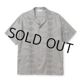 画像: CALEE/VINTAGE TYPE GUAYABERA SH（GRAY）［キューバシャツ-25春夏］