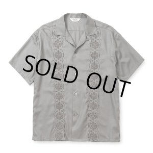 画像: CALEE/VINTAGE TYPE GUAYABERA SH（GRAY）［キューバシャツ-25春夏］