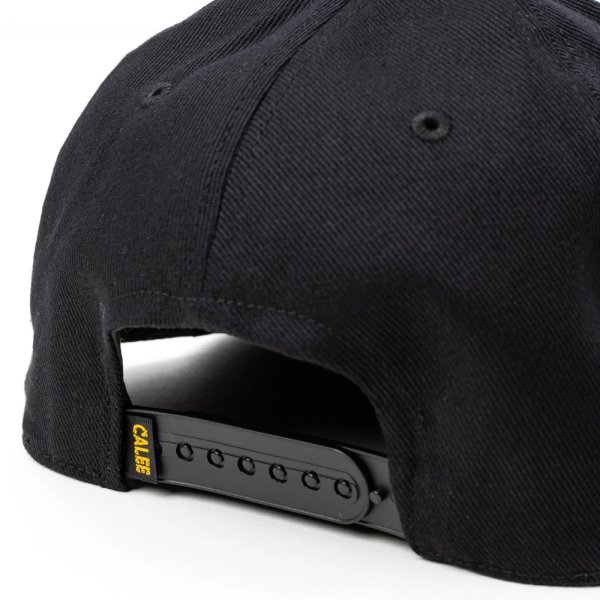 画像3: CALEE/EMBROIDERY CALEE TWILL CAP（BLACK/WHITE）［ツイルキャップ-25春夏］ (3)