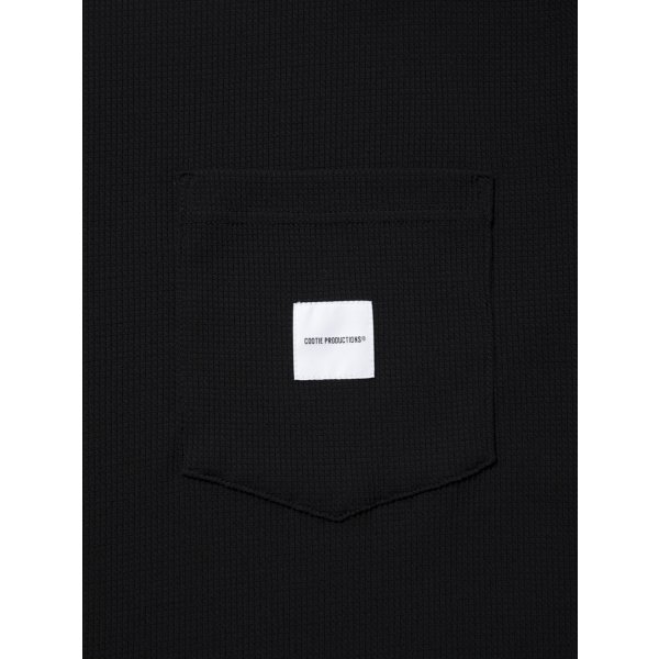 画像2: COOTIE PRODUCTIONS/T/C Waffle Error Fit S/S Tee（Black/White）［ワッフルエラーフィットポケT-25春夏］ (2)