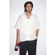 画像3: WACKO MARIA/SUMMER KNIT OPEN COLLAR SHIRT（WHITE）［サマーニットオープンカラーシャツ-25春夏］ (3)