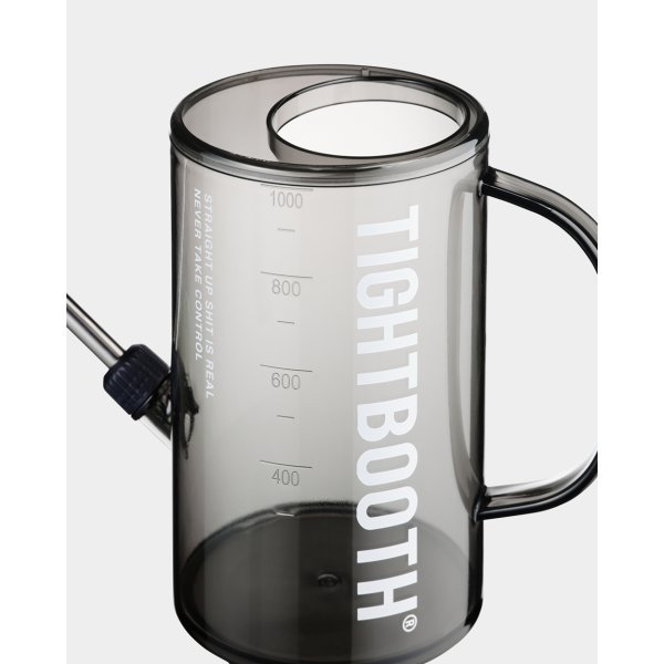 画像2: 【30%OFF】TIGHTBOOTH/LABEL LOGO WATERING CAN（Clear Black）［ジョウロ-25春夏］ (2)