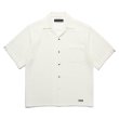 画像1: WACKO MARIA/SUMMER KNIT OPEN COLLAR SHIRT（WHITE）［サマーニットオープンカラーシャツ-25春夏］ (1)