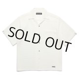 画像: WACKO MARIA/SUMMER KNIT OPEN COLLAR SHIRT（WHITE）［サマーニットオープンカラーシャツ-25春夏］