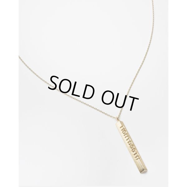 画像2: TIGHTBOOTH/ANGLE IRON NECKLACE（Gold Plated）［ネックレス-25春夏］ (2)
