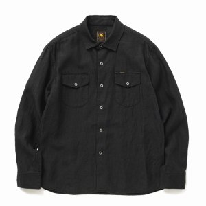 画像: RATS/LINEN SHIRT（BLACK）［リネンシャツ-25春夏］
