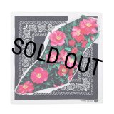 画像: CHALLENGER/SASANQUA BANDANA（BLACK）［サザンカバンダナ-25秋冬］