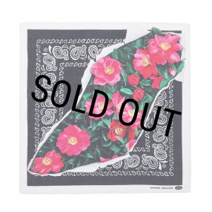 画像: CHALLENGER/SASANQUA BANDANA（BLACK）［サザンカバンダナ-25秋冬］