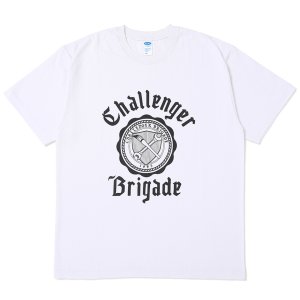 画像: CHALLENGER/COLLEGE TEE（WHITE）［カレッジT-25秋冬］