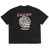 画像: CHALLENGER/NEON WOLF TEE（BLACK）［ネオンウルフT-25秋冬］