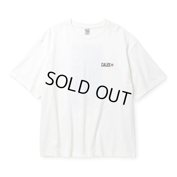 画像2: CALEE/× MIHO MURAKAMI DROP SHOULDER PRINT TEE（WHITE/A）［ドロップショルダープリントT-25春夏］ (2)