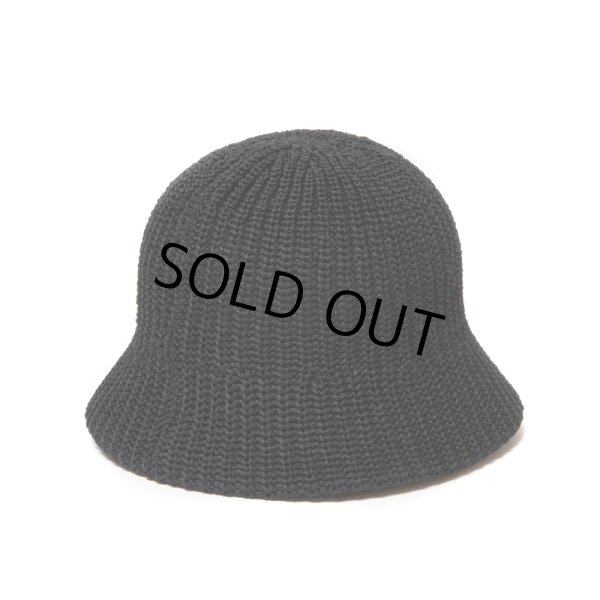 cootie ハット COOTIE PRODUCTIONS/Knit Crusher Hat（Black）［クラッシャー