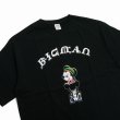 画像2: exodus/BIG MAN Tee（BLACK）［プリントT-25春夏］ (2)