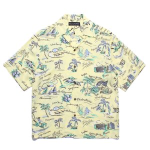 画像: WACKO MARIA/HAWAIIAN SHIRT（YELLOW）［ハワイアンシャツ-25春夏］