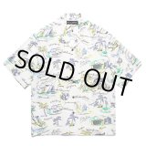 画像: WACKO MARIA/HAWAIIAN SHIRT（WHITE）［ハワイアンシャツ-25春夏］