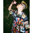 画像2: WACKO MARIA/HIGH TIMES / HAWAIIAN SHIRT（BLACK）［ハワイアンシャツ-25春夏］ (2)